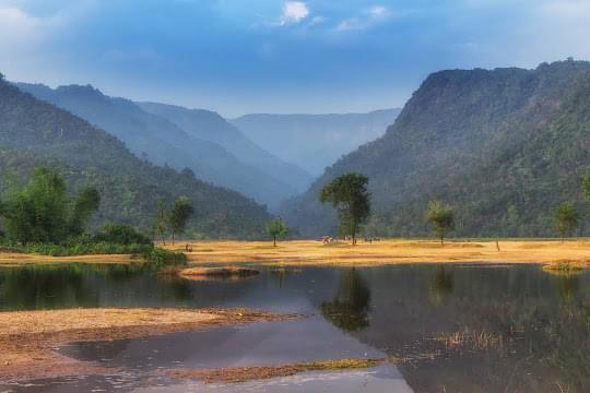 Landscape view of Laos