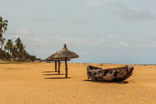Landscape view of Ghana