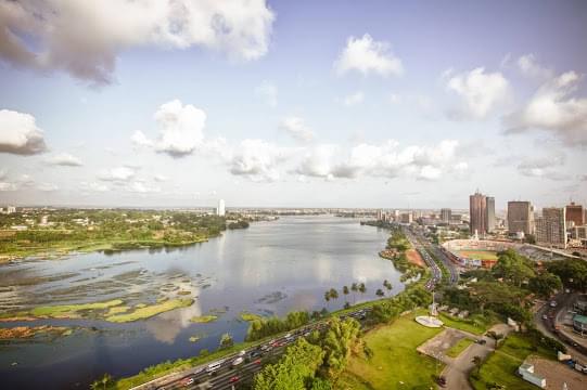 Landscape view of Ivory Coast