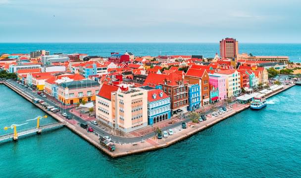 Landscape view of Curacao