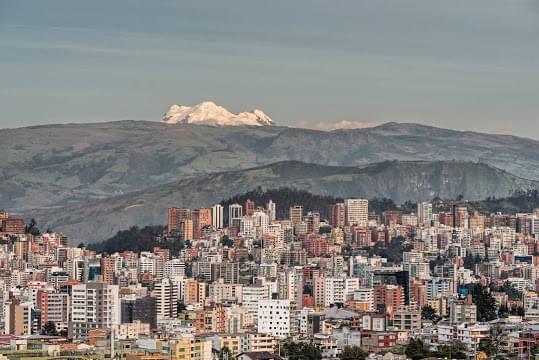 Landscape view of Ecuador