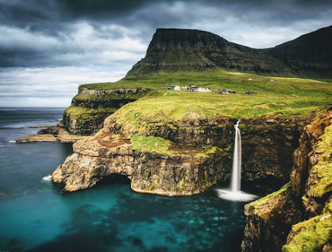 Landscape view of Faroe Islands