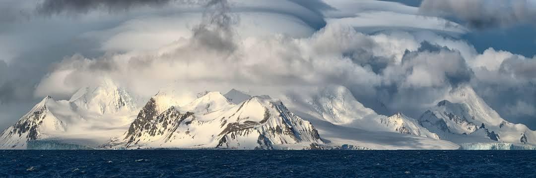 Landscape view of Svalbard