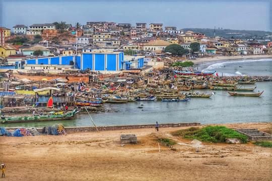 Landscape view of Ghana