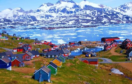 Landscape view of Greenland