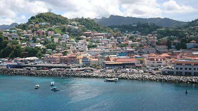 Landscape view of Grenada