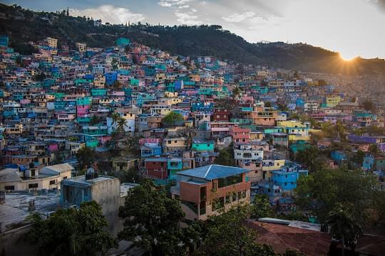 Landscape view of Haiti
