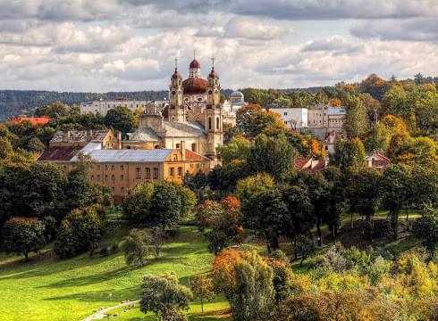 Landscape view of Lithuania