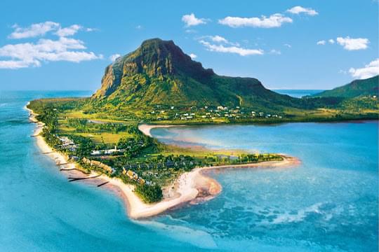 Landscape view of Mauritius