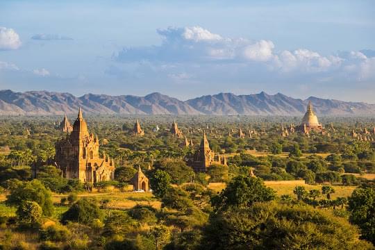 Landscape view of Myanmar