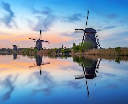 Landscape view of Netherlands