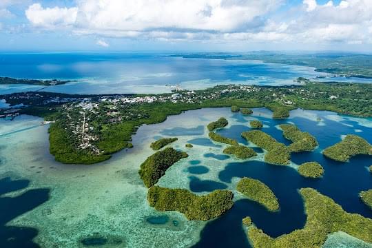 Landscape view of Palau}