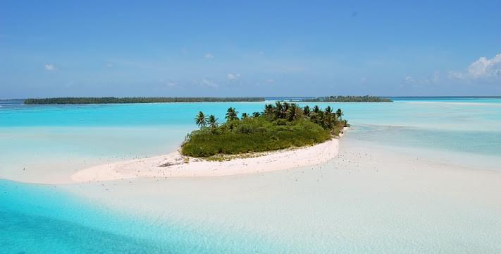Landscape view of Kiribati