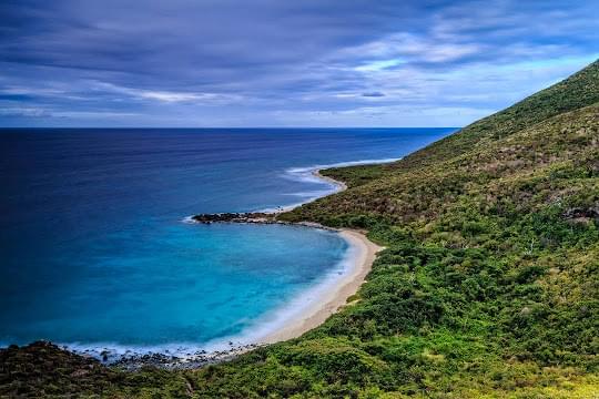 Landscape view of Saint Lucia