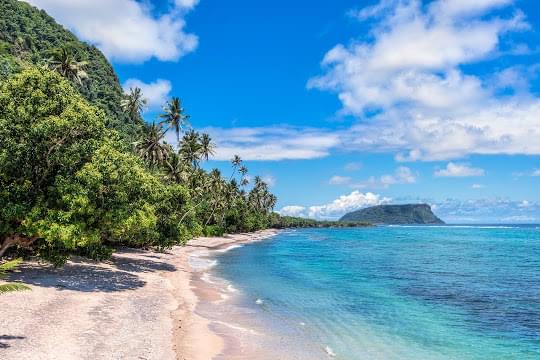 Landscape view of Samoa}