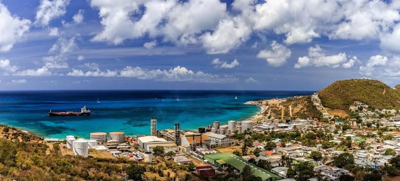 Landscape view of Anguilla