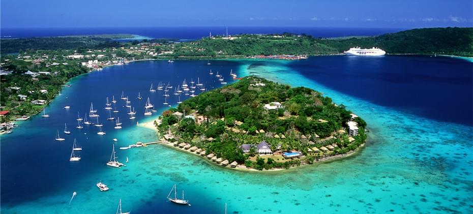 Landscape view of Vanuatu