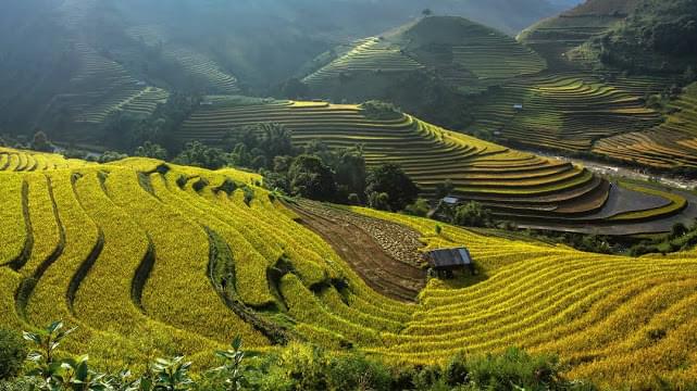 Landscape view of Vietnam