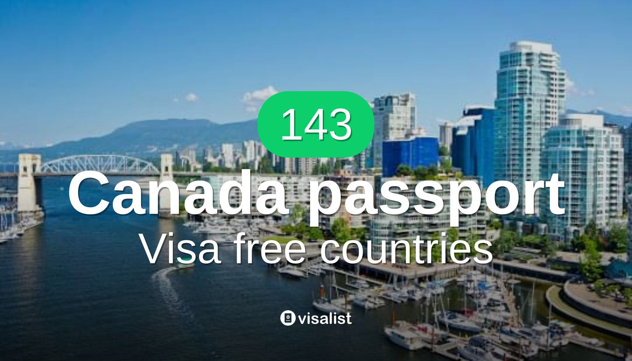 Canada passport visa free countries to travel in 2024 Visa List