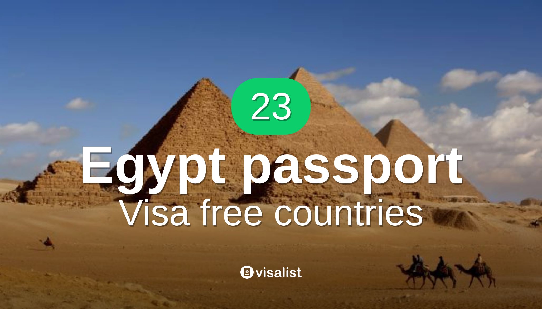 Egypt passport visa free countries to travel in 2024 Visa List