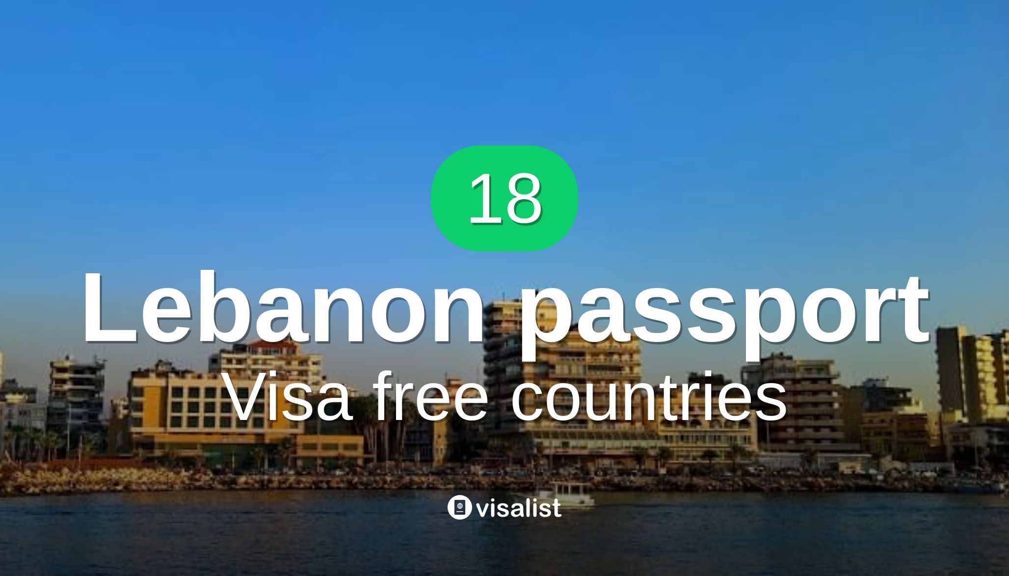 countries to travel from lebanon without visa