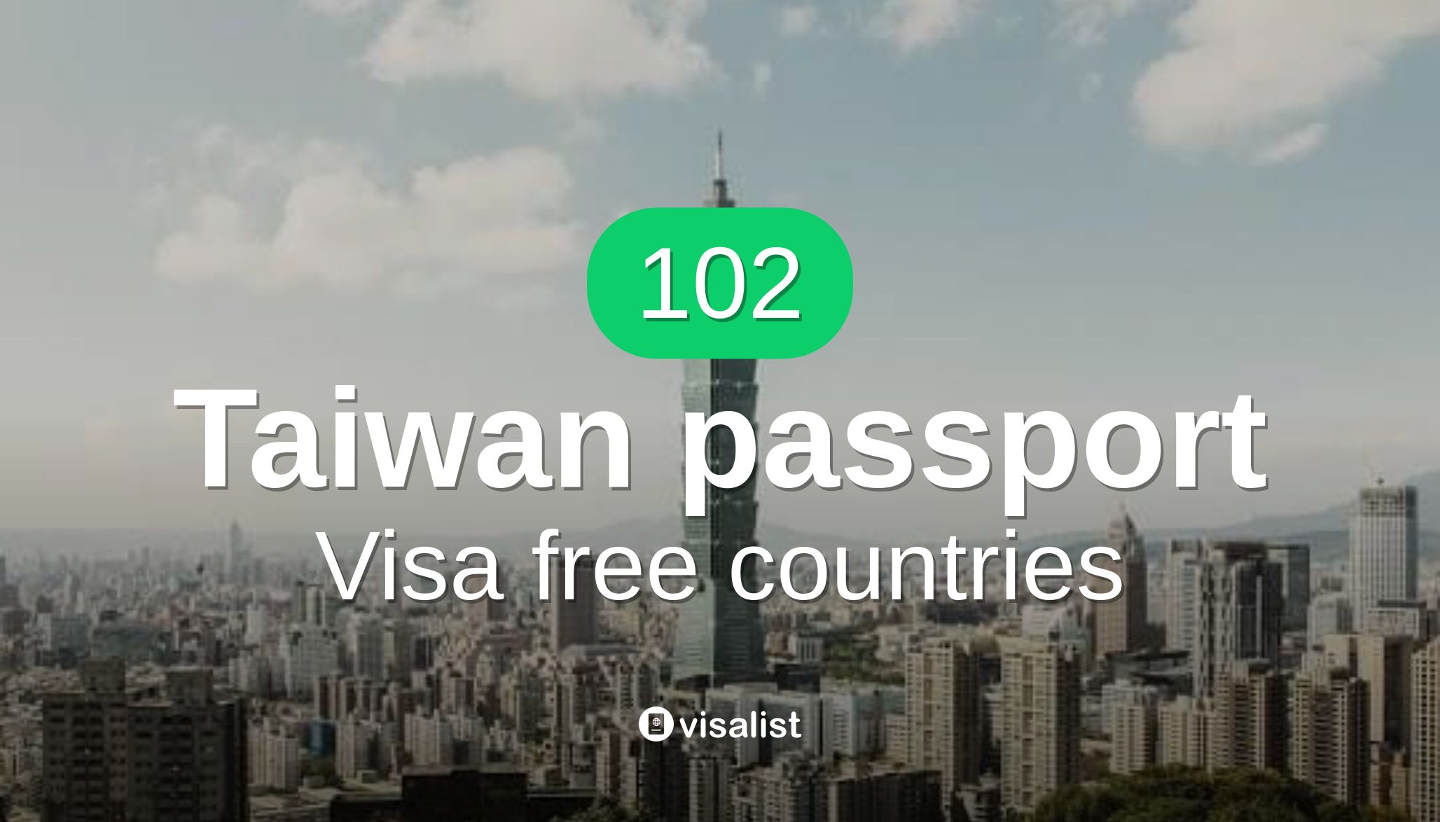 Taiwan passport visa free countries to travel in 2024 Visa List